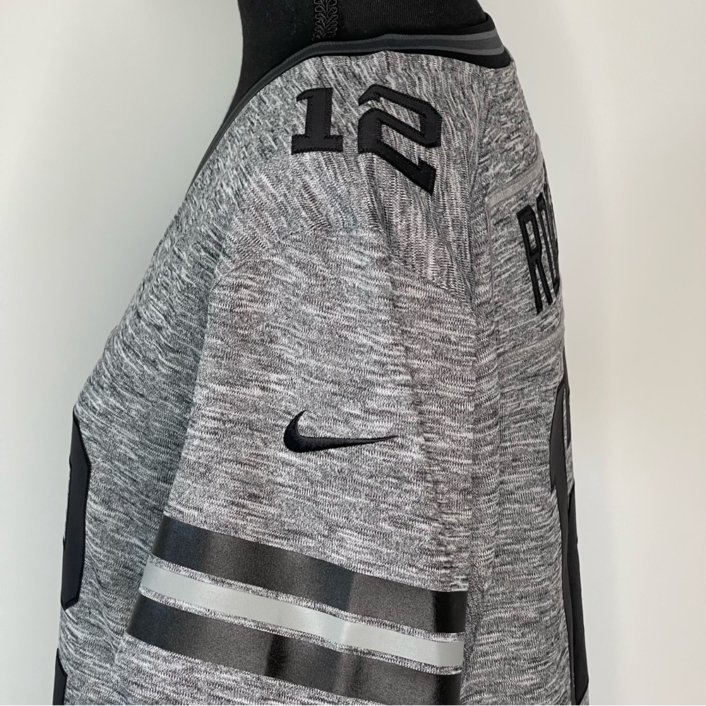 Nike Aaron Rodgers Green Bay Packers Women's Gridiron Grey Limited Jersey Large - Picture 7 of 12